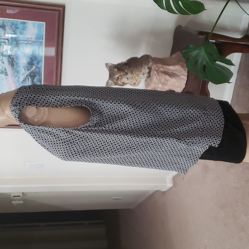 Nautica L Chainlink Pattern Flowy Sleeveless Top … - image 3